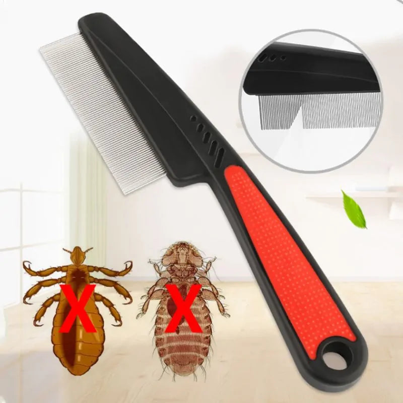 Discover the best pet flea comb at Scooby Mart. Our stainless steel grooming comb removes shedding hair, detangles knots, and eliminates fleas and lice, keeping your pet healthy and comfortable.