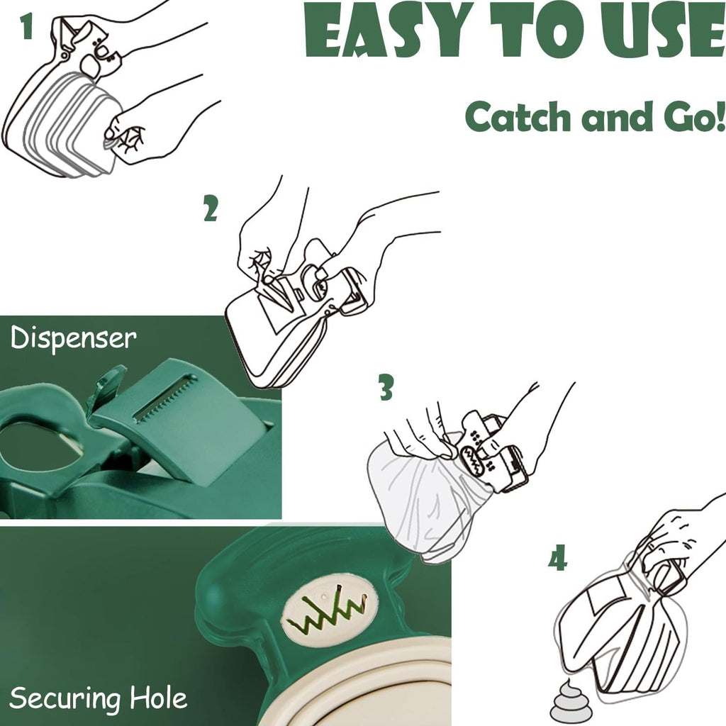 Portable Pooper Scooper with Bag Holder