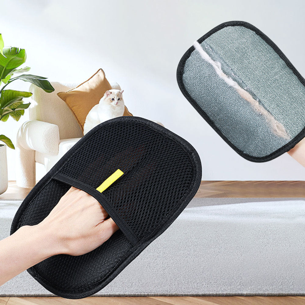 Pet Hair Remover Glove for Dogs & Cats