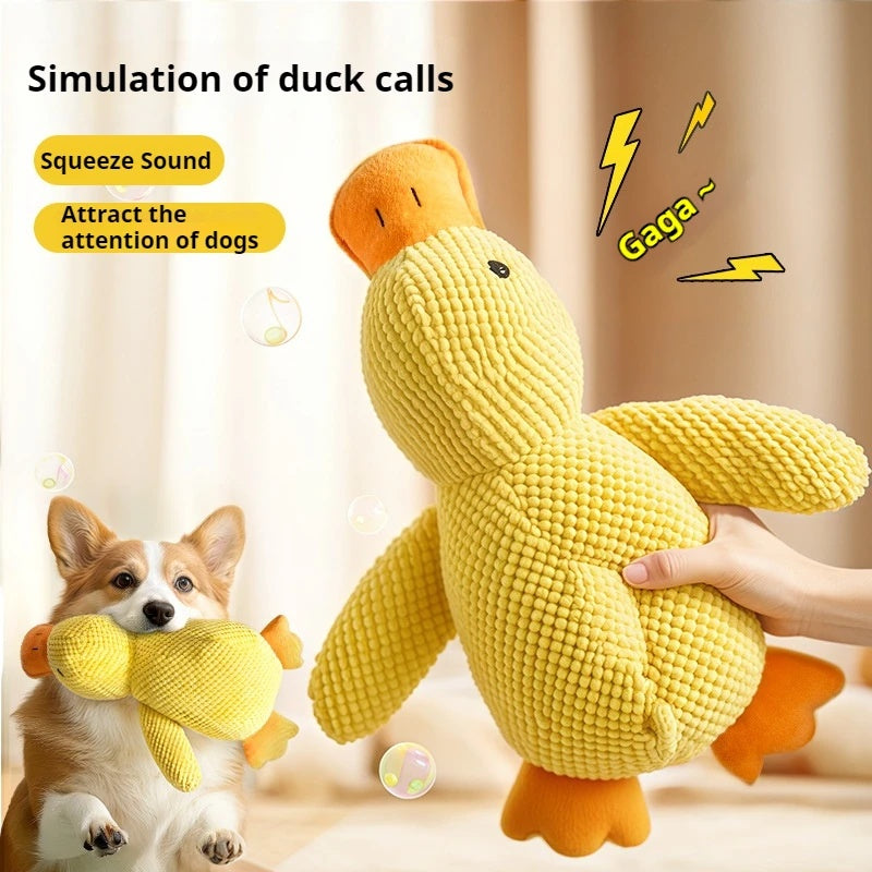 Dog Calming Plush Duck Toy